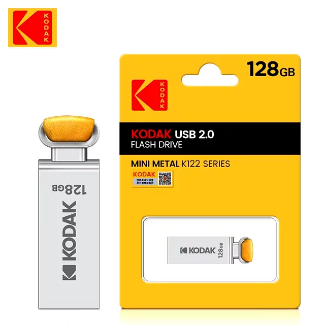 KODAK 128GB Original Metal USB Flash Disk Memory K122