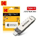 Kodak 256GB Metal OTG USB Flash Drive 3.2 Type C 2 in 1 USB Stick Dual For Computers and Smartphones K273