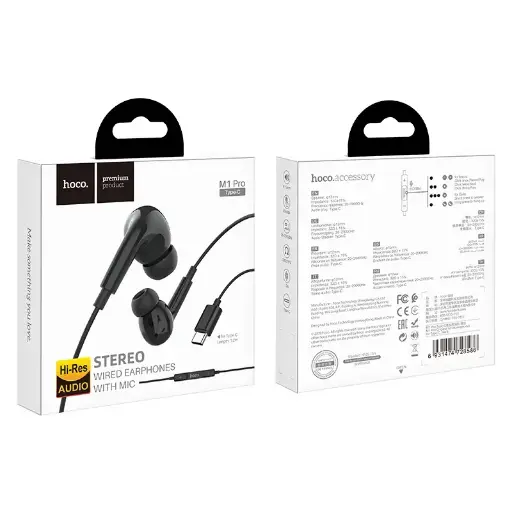 HOCO Wired Earphones For Type-C M1 Pro Original series With Mic
